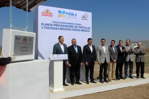Colocan la primera piedra de la empresa Mission Foods México