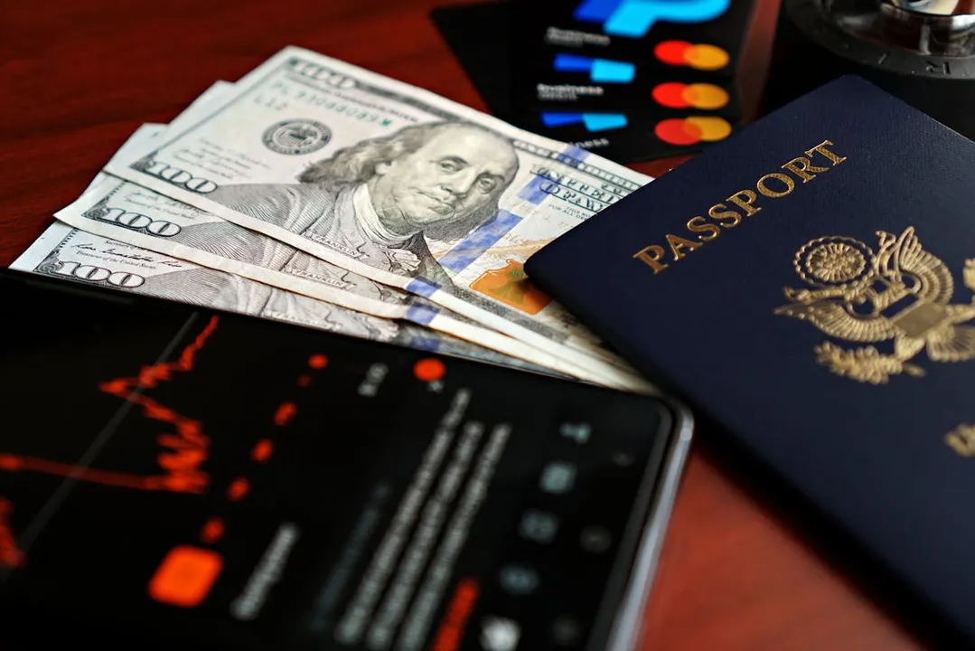 Pasaporte Ee Uu Tarjetas Bancarias Dolares Acciones