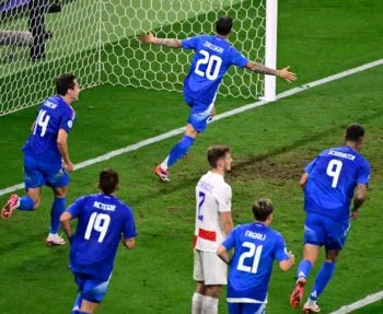 Croacia empata con Italia y queda eliminado de la Eurocopa