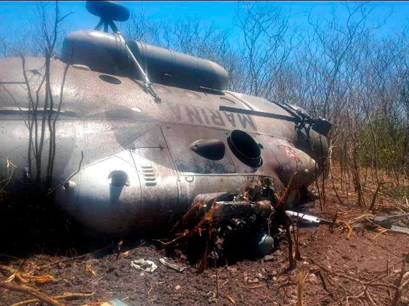 Helicoptero Marina Desplome
