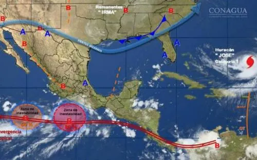 José, huracán de categoría 1 se mueve entre Bahamas y Bermudas sin amenaza