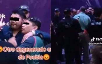 Borracho orinó a una mujer en el Palenque de la Feria de Puebla