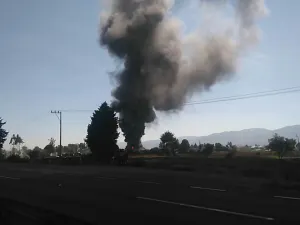 Explota bodega de combustible en Quecholac