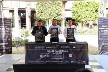 Presenta Edmundo Tlatehui segunda edición del Foro Alianzas para el Hábitat, Capítulo San Andrés Cholula