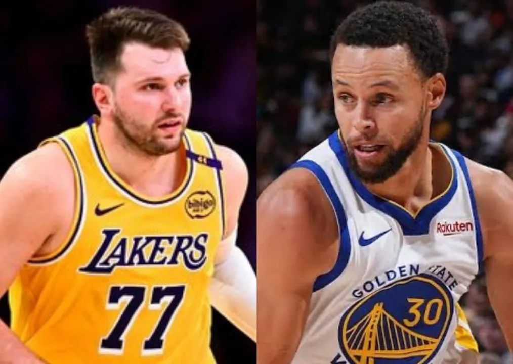 Luka Doncic y Stephen Curry