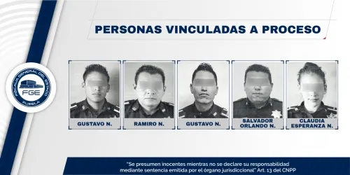 Fiscalía de Puebla obtuvo vinculación a proceso de policías municipales de Puebla