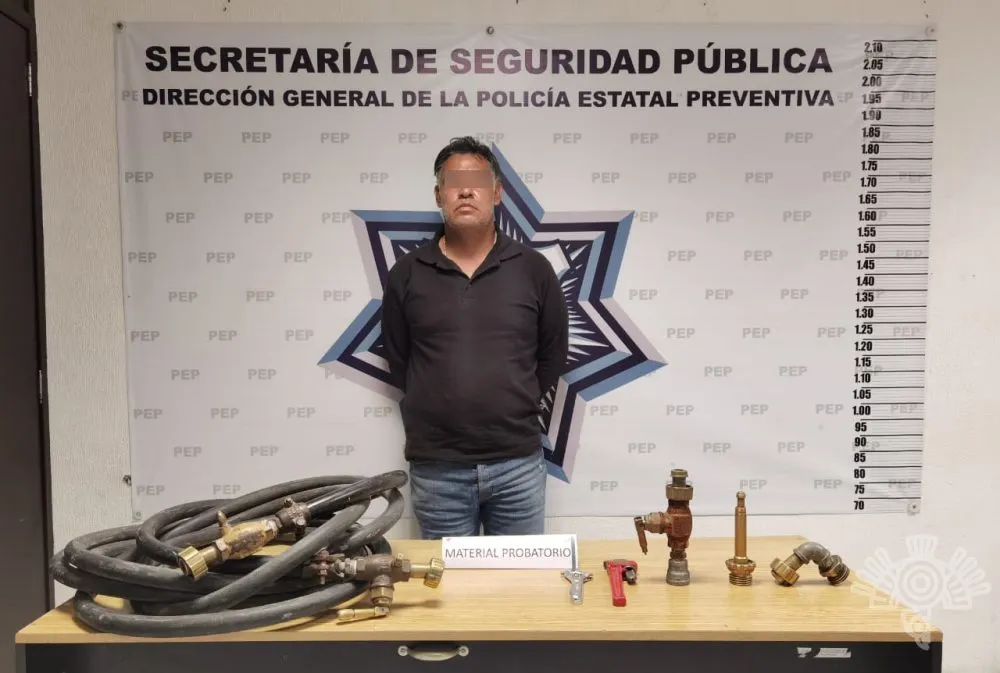 Atrapan a huachigasero en San Jerónimo Caleras