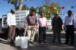 Avanzan los trabajos de cloración del agua potable en Quecholac
