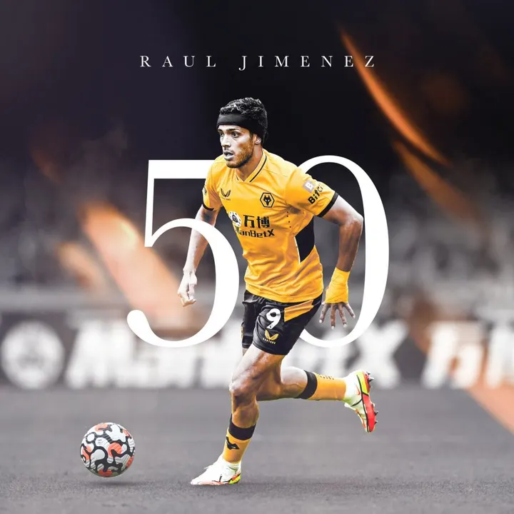 Raúl Jiménez anota su gol 50 con los Wolves