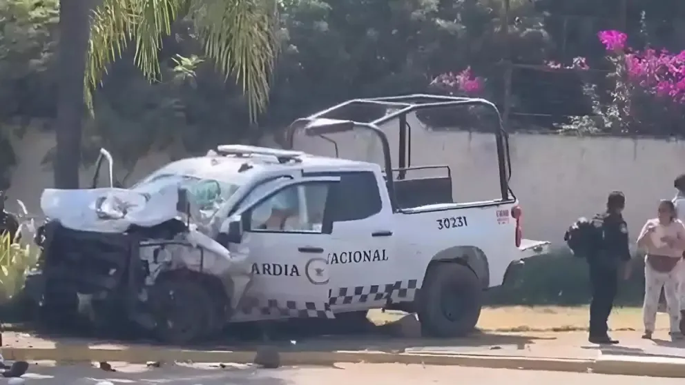 Choque Patrulla Guardia Nacional Zamora