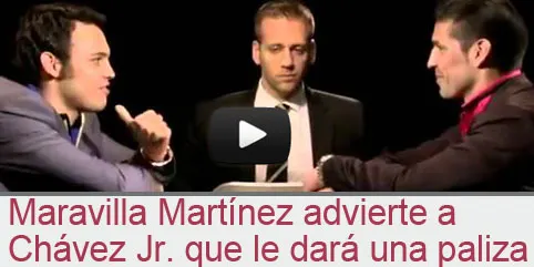 Maravilla Martínez advierte a Chávez Jr. que le dará una paliza