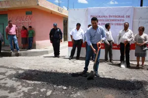 Néstor Camarillo extiende embellecimiento de juntas de Quecholac