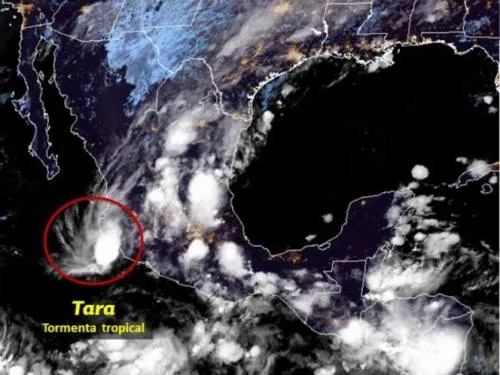 La tormenta “Tara” provocará fuertes lluvias en 4 entidades