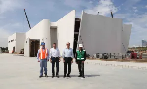 RMV y Gali supervisan obra del museo Internacional del Barroco