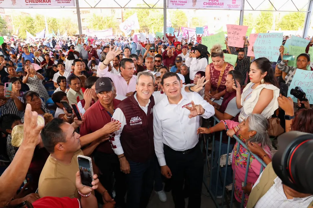 Preferencia electoral en Puebla: Alejandro Armenta lidera en encuesta de medios con el 46.9%
