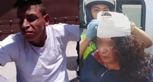 Golpean a presunto asaltante en la colonia Malintzi