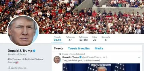Trump se convierte en personaje más seguido en Twitter