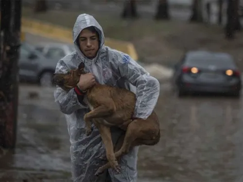 Frente frío 31 ocasiona lluvias fuertes en Coahuila