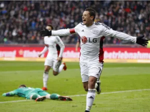 ‘Chicharito’ anota por séptimo juego consecutivo