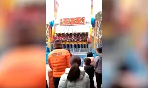 Video: trágica muerte de joven que subió a juego mecánico