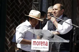 Manzanilla acude a mitín de Morena como ciudadano; no busca candidatura, asegura