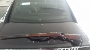 Policía Estatal aseguró a dos hombres en posesión de armas de fuego