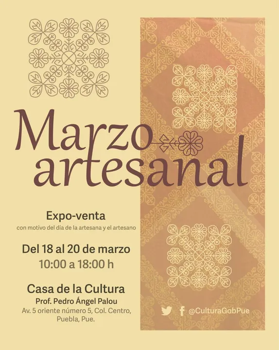 Albergará Casa de la Cultura expo-venta “Marzo Artesanal”