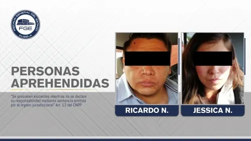 Capturan a una pareja presuntamente involucrada en diversos secuestros