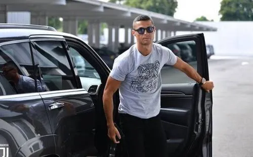 Cristiano comenzó a entrenar con la Juve