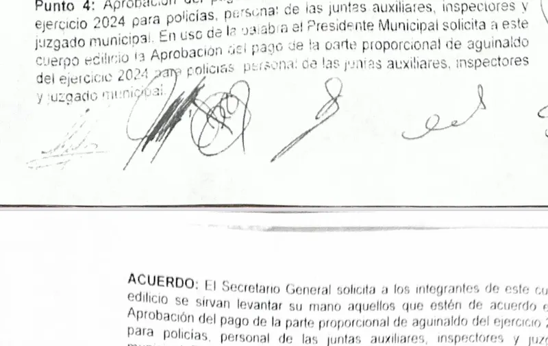 Ayuntamiento de Cuautlancingo asegura haber cumplido con el pago de aguinaldo a policías