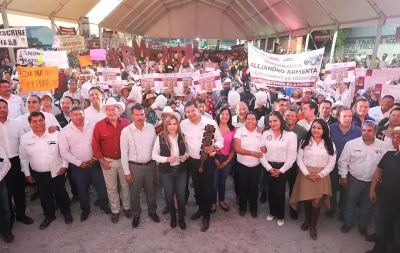 Arranca Alejandro Armenta modernización de la carretera San Hipólito-Xalapa con inversión de 120 mdp