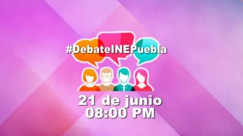 Segundo debate entre candidatas y candidatos al Senado de la república, por el estado de Puebla