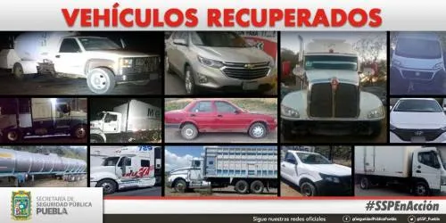 SSP Estatal recuperó 18 vehículos con reporte de robo