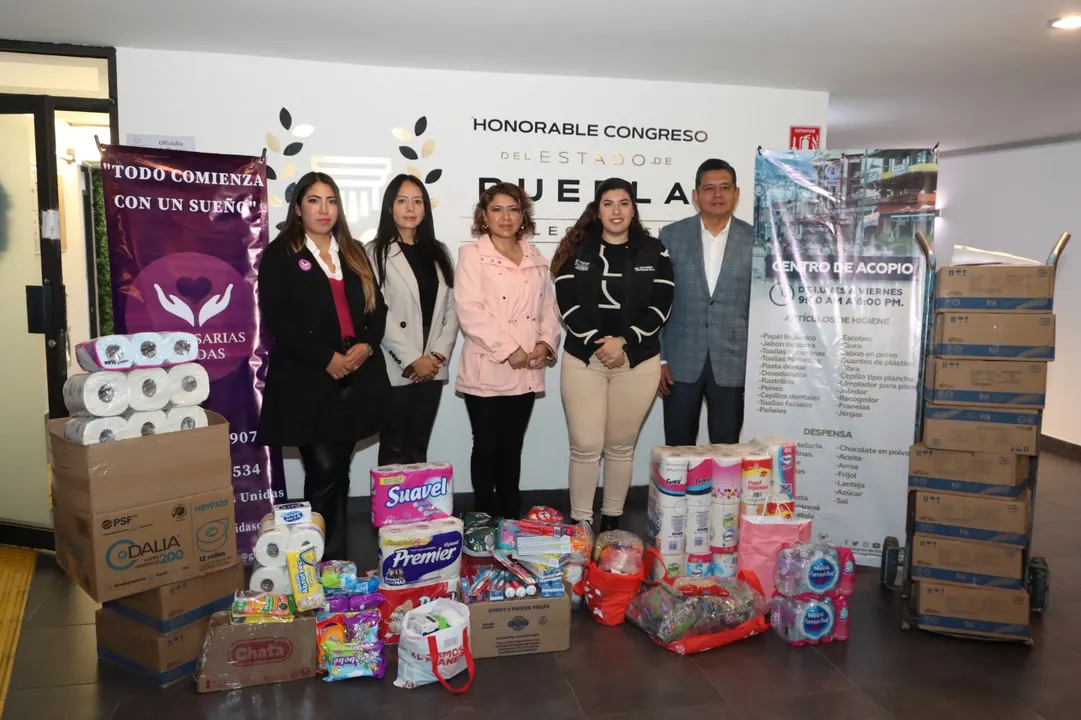 Voluntariado Congreso Puebla Donacion Viveres Damnificados Huracan Otis
