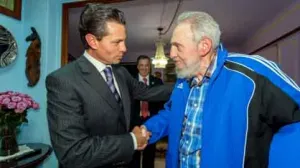 EPN sostiene encuentro con Fidel Castro