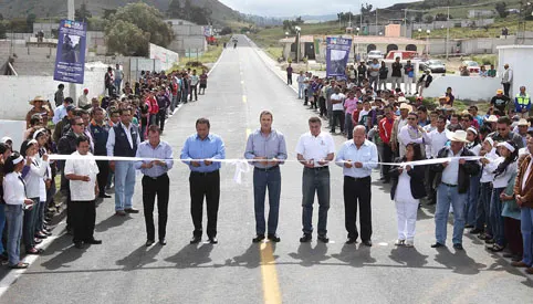 RMV inaugura carretera remodelada Guadalupe Victoria-Chichiquila