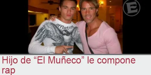 Hijo de “El Muñeco” le compone rap