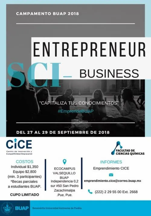 La BUAP impulsa el emprendimiento científico entre los universitarios