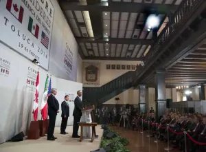 Asiste RMV a VII Cumbre de Líderes de América del Norte