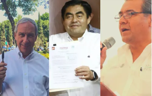 Candidatos en sus marcas…