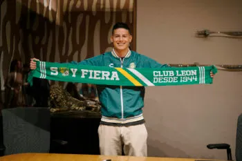 León anuncia oficialmente a James Rodríguez como su nuevo jugador