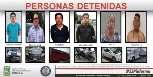 La SSP detuvo a seis personas en posesión de vehículos con reporte de robo