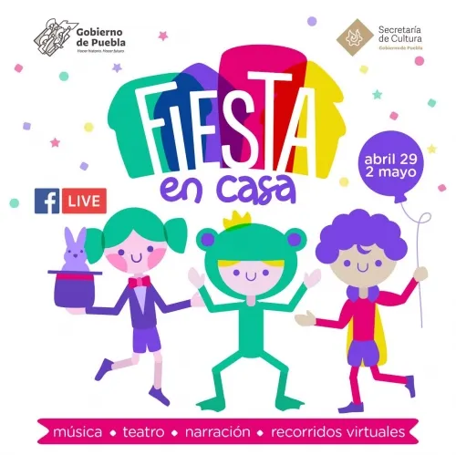 Presenta Secretaría de Cultura “Fiesta en Casa” por el Día de las Niñas y Niños