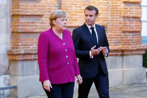 Macron y Merkel optimistas de lograr el Brexit