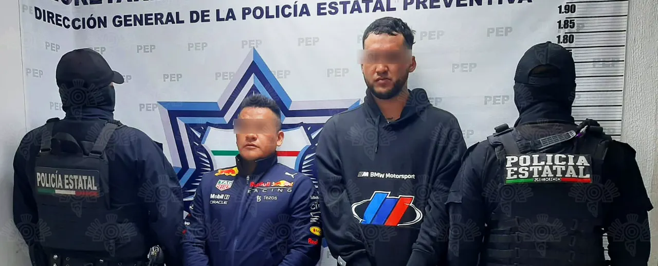 Sujetos detenidos por parte de la SSP