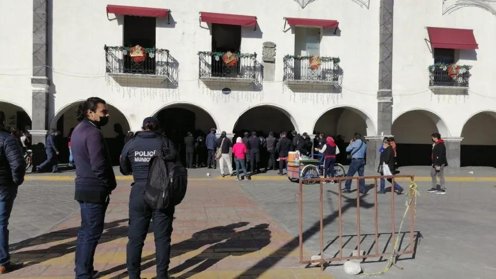 Huejotzingo paro polis