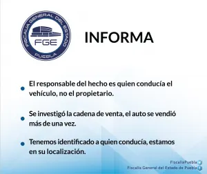 Identifican a conductor que atropelló a estudiante de la BUAP