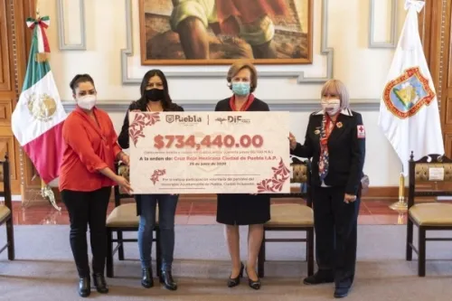 Gobierno de la Ciudad realiza donativo histórico a la Cruz Roja Mexicana