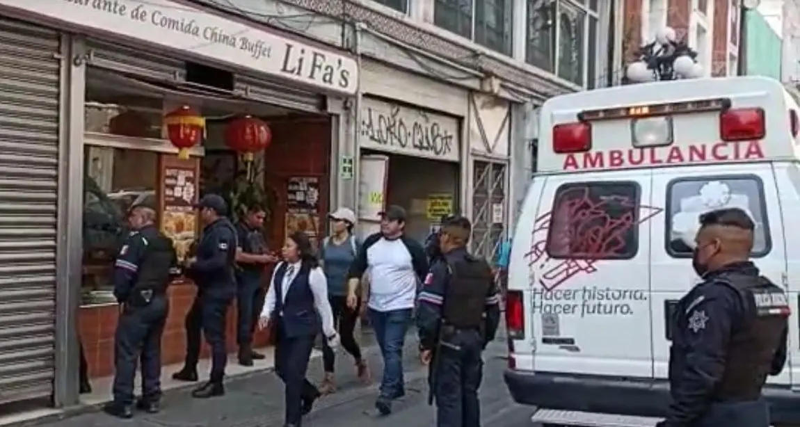 Muere hombre al interior de un restaurante de Comida China