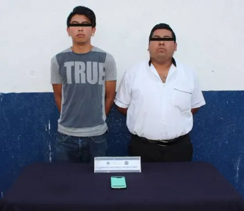 Detienen a dos sujetos por robo a usuario de transporte público